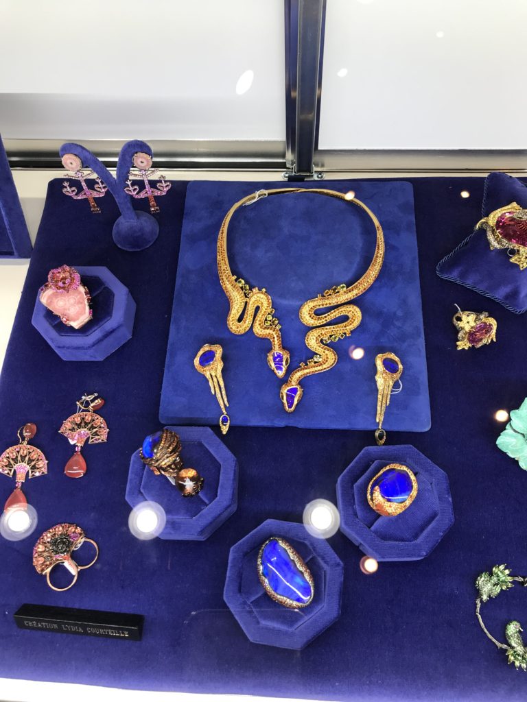 A selection of Lydia Courteille designs at COUTURE 2019